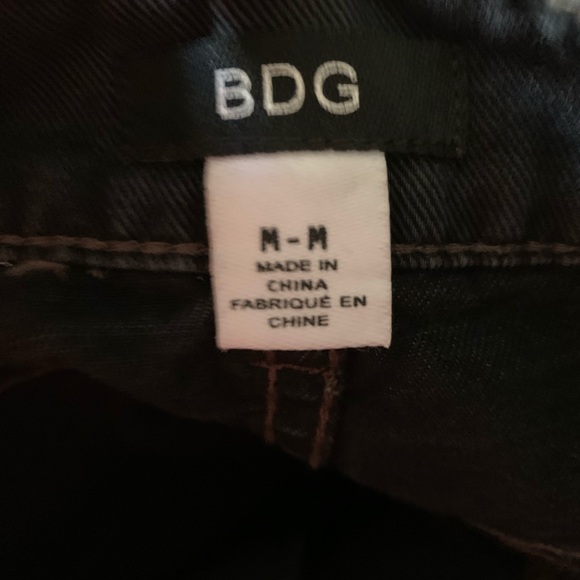 Urban Outfitters Black Denim Mini Skirt - Picture 4 of 6